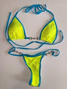 Neon Yellow Bikini